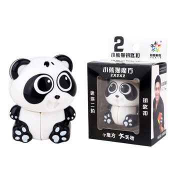 YuXin Panda Cube 2X2 Keychain