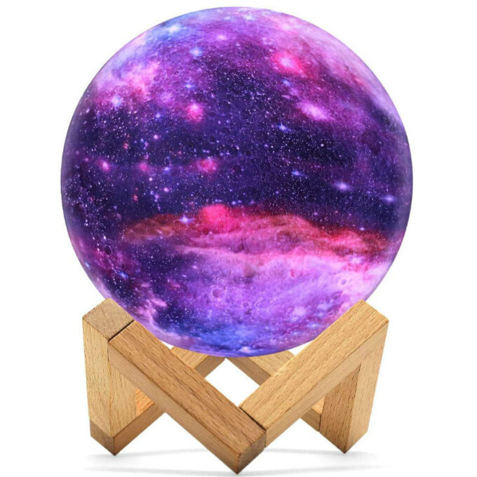 Moon Lamp, 16 Colors 15cm LED 3D Moon Light - Color