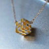 S925 Handmade Speed Cube Necklace - Image 2