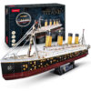 CubicFun 3D Jigsaw Puzzles for Adults LED Titanic Ship