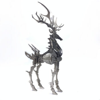 3D Metal Model Large Deer