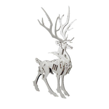 3D Metal Model Little Deer