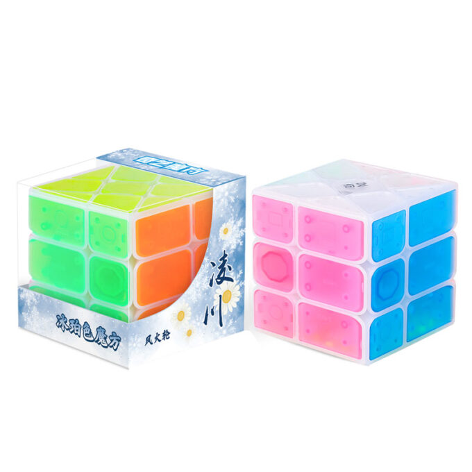 QiYi Ice Amber Windmill Cube (Jelly Tiled)